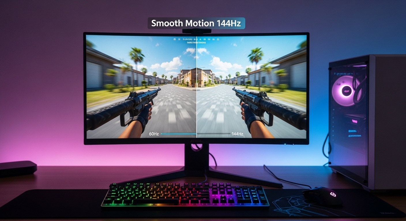 모니터 주사율이란? 60Hz, 144Hz 차이와 꼭 알아야 할 설정 방법